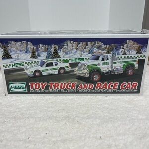 Hess 2011 Toy Truck And Race Car - New In Box